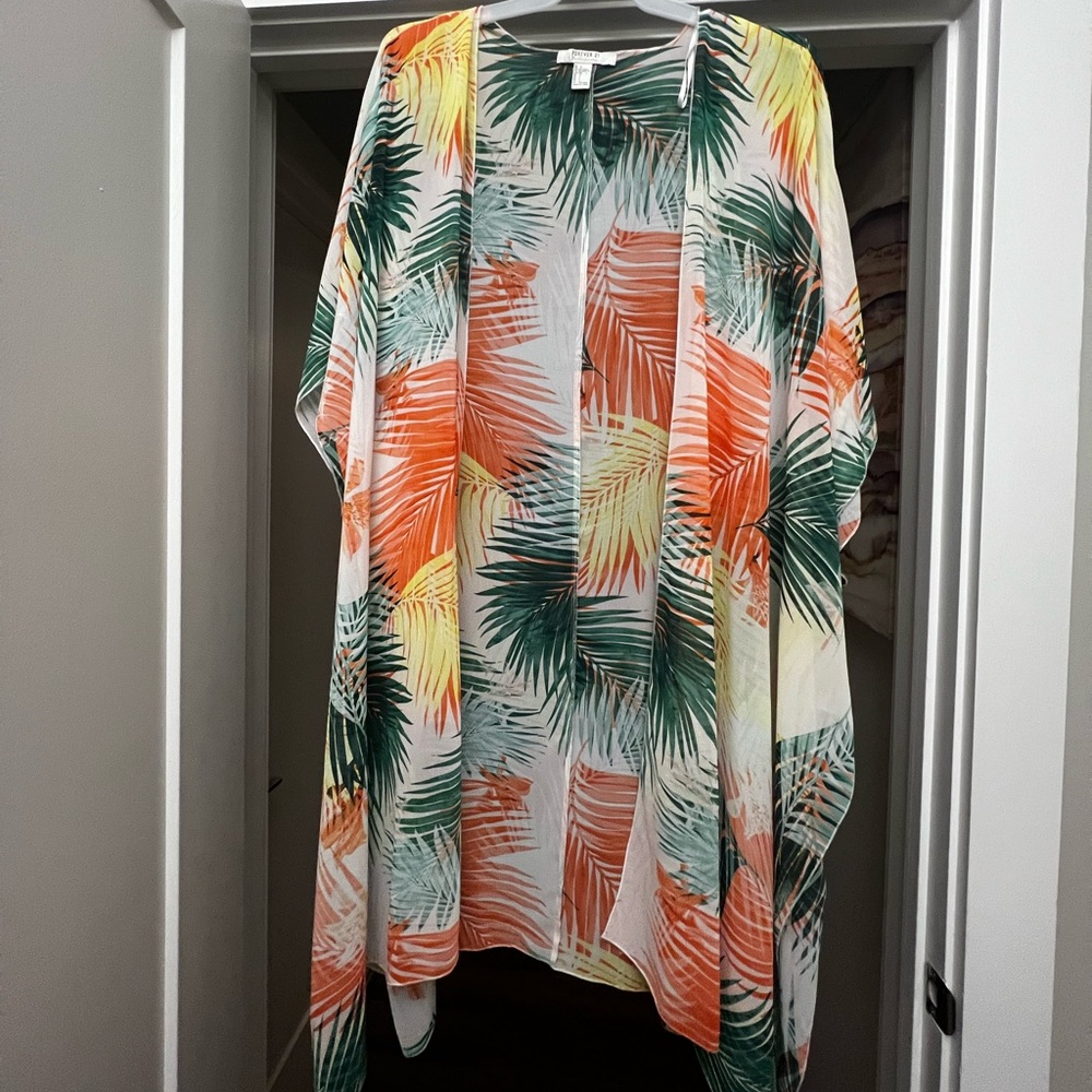 Open Flower Kimono